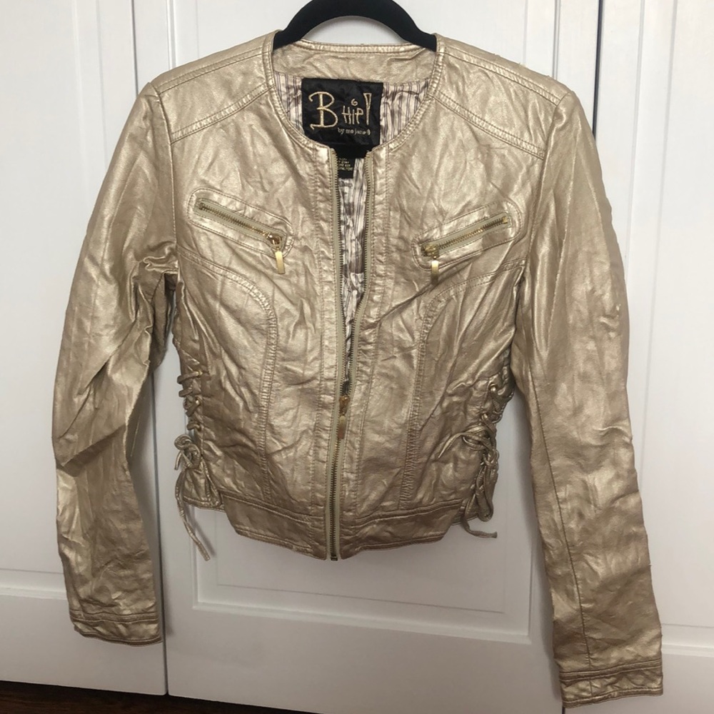Faux leather jacket